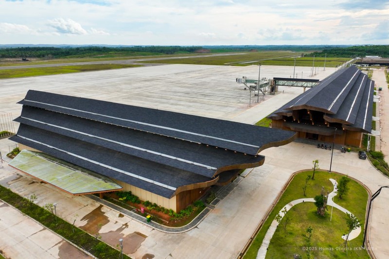 Penampakan Bandara IKN. (Dok. Humas Otorita Ibu Kota Nusantara)