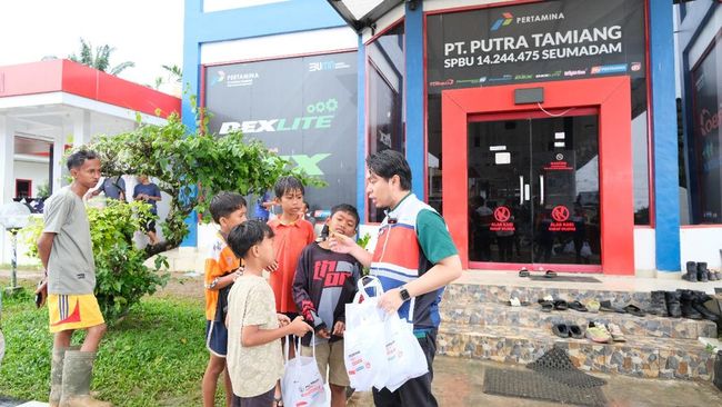Pertamina Bagikan Bantuan Kesehatan untuk Masyarakat di Aceh Tamiang