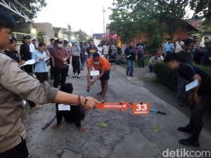 Polisi Gelar Rekonstruksi Kasus Pembunuhan Tengkulak Sawit di Pandeglang