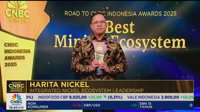 Harita Nickel Raih Penghargaan Integrated Nickel Ecosystem Leadership