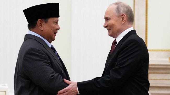 Media Asing Sorot Prabowo Bertemu Putin di Moskow Rusia