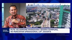 Video: LRT Jakarta Nyambung Manggarai, Penumpang Ditarget 30 Ribu/hari