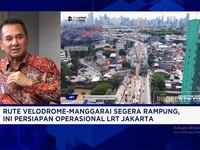 Video: LRT Jakarta Nyambung Manggarai, Penumpang Ditarget 30 Ribu/hari