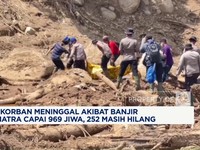 Video: BNPB: Korban Banjir Sumatra 969 Meninggal, 252 Hilang