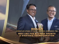 Video: Dirut Bank Mandiri, Riduan Raih Best CEO for Business Growth