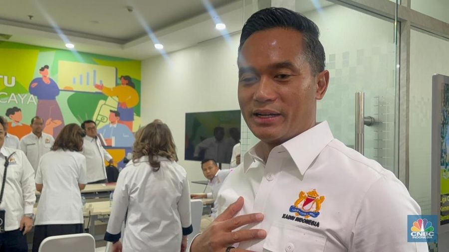 Ketua Umum Kamar Dagang dan Industri (Kadin) Indonesia Anindya N. Bakrie. (CNBC Indonesia/Zahwa)