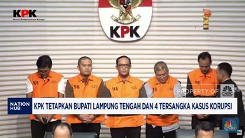 Video: KPK Tetapkan Bupati Lampung Tengah & 4 Tersangka Kasus Korupsi