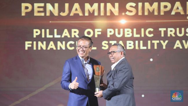 Raih Kepercayaan Publik, LPS Sabet Penghargaan di CNBC Indonesia Award