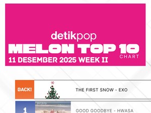 The First Snow EXO Balik ke Top 10 Chart Melon