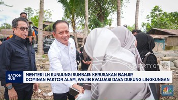 Menteri LH Kunjungi Sumbar: Kerusakan Banjir Dominan Faktor Alam