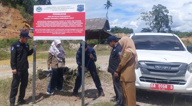 Menteri LH Segel Tambang di Sumatra Barat, Ini Dosa-dosanya