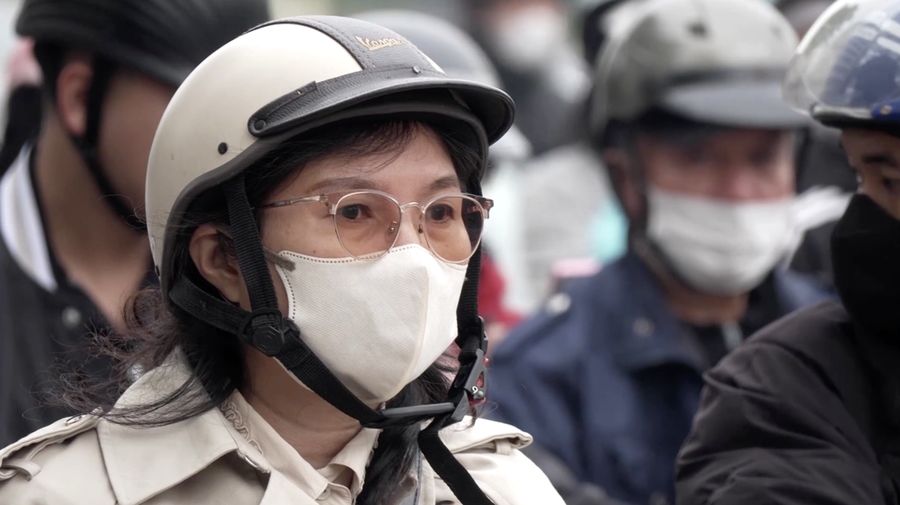 Pemandangan kota Hanoi di tengah polusi udara, Vietnam, 11 Desember 2025. (REUTERS/Thinh Nguyen)