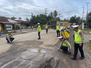 Jelang Nataru, Ditlantas Polda Jambi Petakan Titik Jalan Rawan