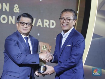 BNI Raih Excellence in Monetary Policy Support CNBC Indonesia Awards