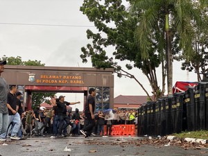 Kapolda Babel Tutup Apel Kasatwil dengan Simulasi Unras, Minta Lebih Humanis