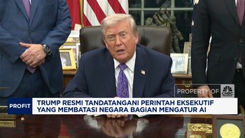 Video: Trump Teken Perintah Eksekutif Batasi Negara Bagian Mengatur AI