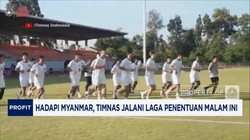 Video: Hadapi Myanmar, Timnas Jalani Laga Penentuan Malam Ini