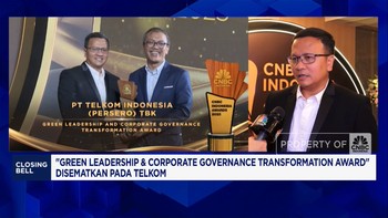 Video: Dorong Tranformasi Hijau,Telkom Raih CNBC Indonesia Awards 2025