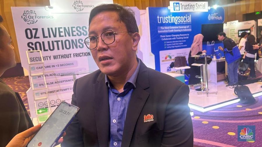 Direktur Utama Jalin, Ario Tejo Bayu Aji. (CNBC Indonesia/Zefanya Aprilia)