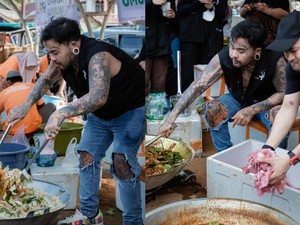 Keren! King Abdi Masak 6.000 Porsi Makanan untuk Korban Bencana Sumatera