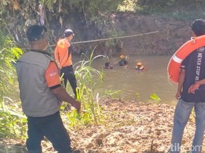 Pencarian 3 Santriwati Tenggelam di Blora Dilanjutkan, Tim SAR Sisir Sungai Lusi