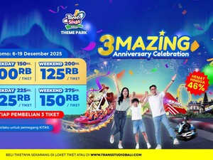 Libur Akhir Tahun Lebih Seru dengan Promo 3mazing Trans Studio Theme Park Bali!