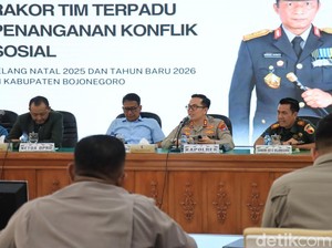 Polres Bojonegoro Petakan Titik Rawan Kamtibmas-Bencana Jelang Nataru