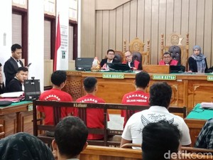 3 Begal Sepeda Motor di Medan Divonis 4,5 Tahun Penjara