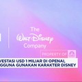 Video: Walt Disney Co Investasi USD 1 Miliar di Open AI, Ini Targetnya