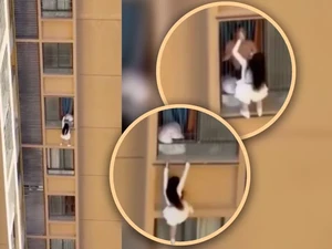 Viral Aksi Nekat Selingkuhan Panjat Dinding Apartemen Demi Hindari Istri Sah
