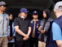 Menko Pangan Tinjau SPBG Daerah Bencana, Apresiasi Para Petugas