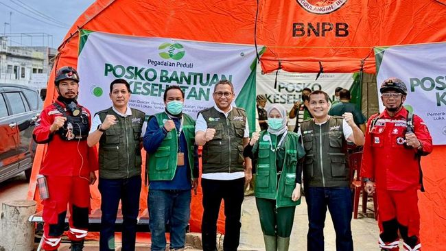 Presiden Prabowo Kunjungi Posko Kesehatan Pegadaian di Aceh Tamiang