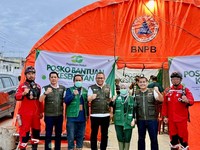 Presiden Prabowo Kunjungi Posko Kesehatan Pegadaian di Aceh Tamiang