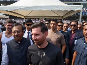 Terungkap! Messi Nggak Suka Dikerubuti Pejabat Saat di India