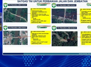 Begini Progres Pembangunan Jembatan di Aceh, Sumut dan Sumbar Pascabencana
