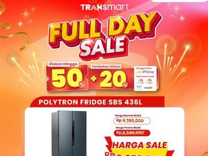 Kulkas 436L Diskon Jumbo di Transmart Full Day Sale!