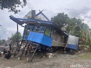 Pemkab Pinrang Tetapkan Status Tanggap Darurat Puting Beliung di Lanrisang