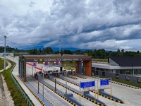 Tol Sinaksak - Simpang Panei sepanjang 12,59 Km dibuka fungsional dan gratis saat Libur Nataru. (Dok. Hutama Karya)