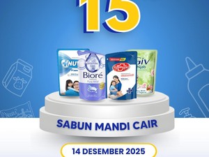 Transmart Full Day Sale! Beli Sabun Mandi-Cuci Piring Diskon Gede-gedean