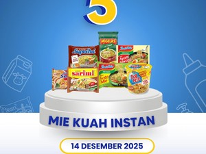 Belanja Aneka Mi Instan Jadi Murah di Transmart Full Day Sale
