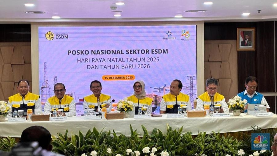 BPH Migas membuka Posko Natal dan Tahun Baru 2026. (CNBC Indonesia/Firda Dwi Muliawati)