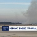 Video: Pesawat Boeing 777 Gagal Mesin Usai Lepas Landas