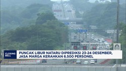 Video: Puncak Libur Nataru, Jasa Marga Kerahkan 6.500 Personel 