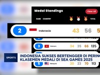 Video: Indonesia Peringkat Kedua Klasemen Medali SEA Games 2025