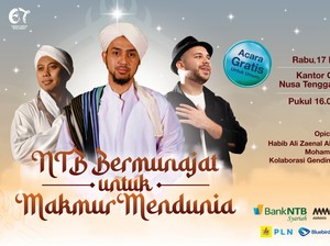 Opick hingga Habib Ali Alkaff Meriahkan NTB Bermunajat di HUT ke-67 NTB