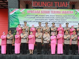 Polres Kepulauan Meranti Gelar Sertijab Wakapolres hingga Kapolsek