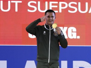 Rizki Juniansyah Raih Emas SEA Games dan Rekor Dunia, Gak Ada Lawan!