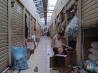 Penampakan Lengang Pasar Gondangdia, Pedagang 