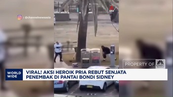 Video: Viral! Aksi Heroik Rebut Senjata Penembak di Pantai Bondi