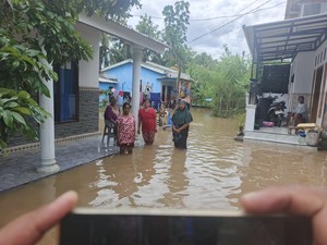 Banjir Rendam Sejumlah Wilayah Muncar Banyuwangi